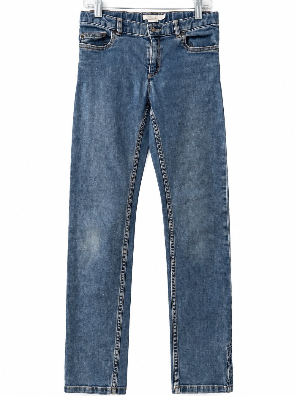 Bonpoint Girls Blue Denim Straight Leg Jeans Size 12